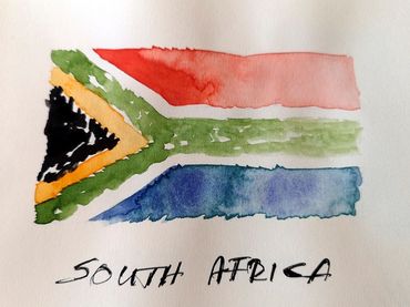 Südafrika Urlaub | Flagge von Südafrika