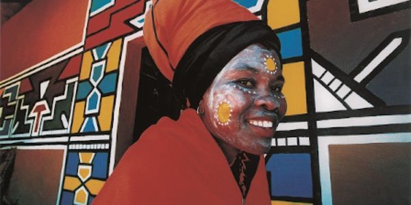 Südafrika eSwatini Lesotho Königreich Ndebele Frau